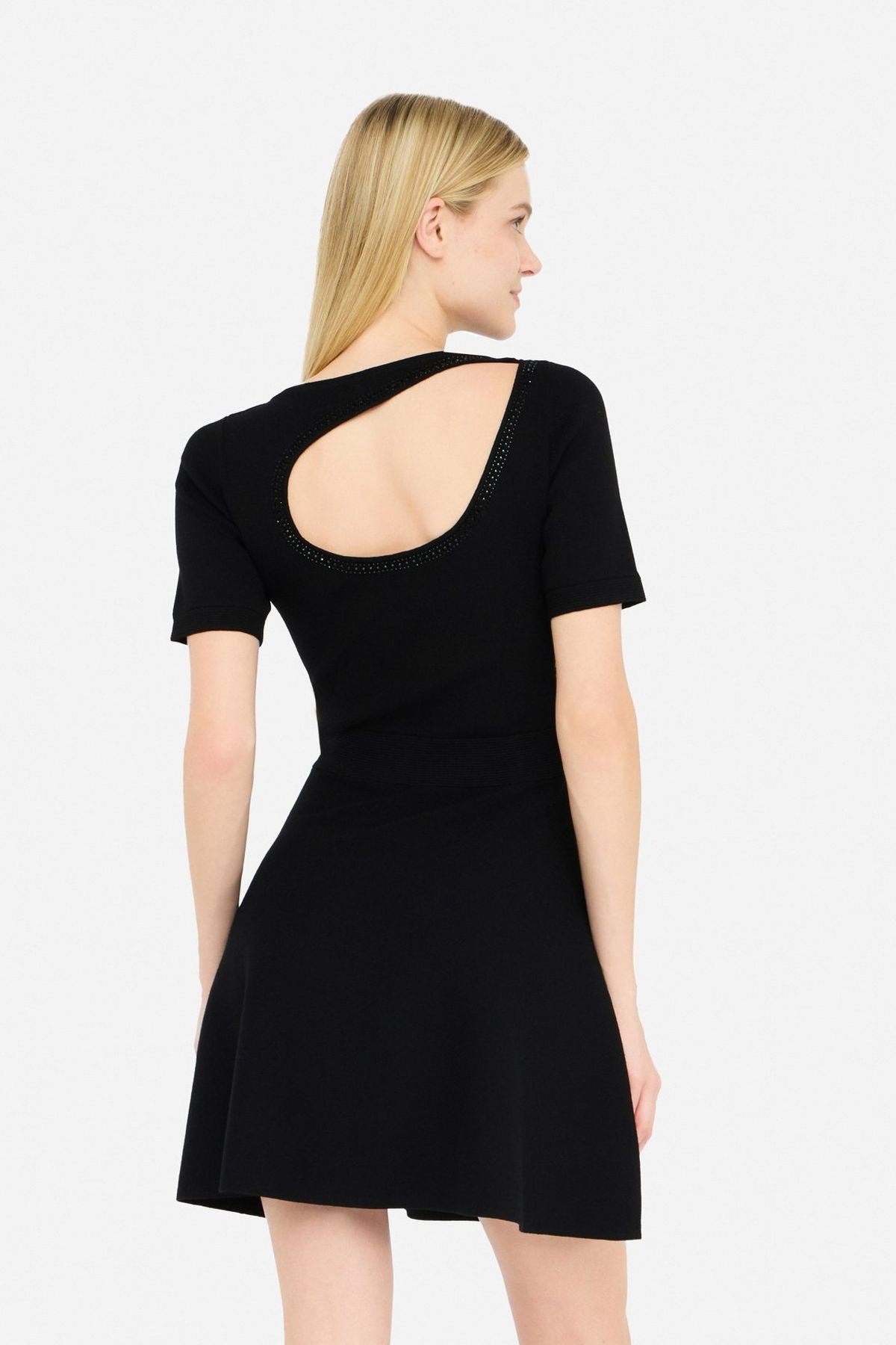 Liu Jo Sırt Dekolteli Triko Elbise