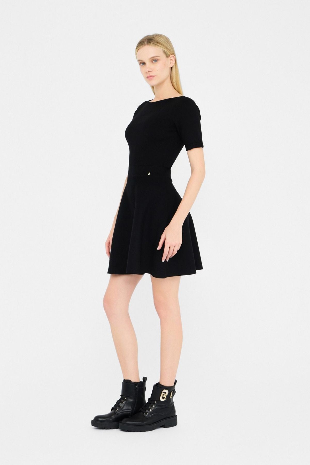 Liu Jo Sırt Dekolteli Triko Elbise