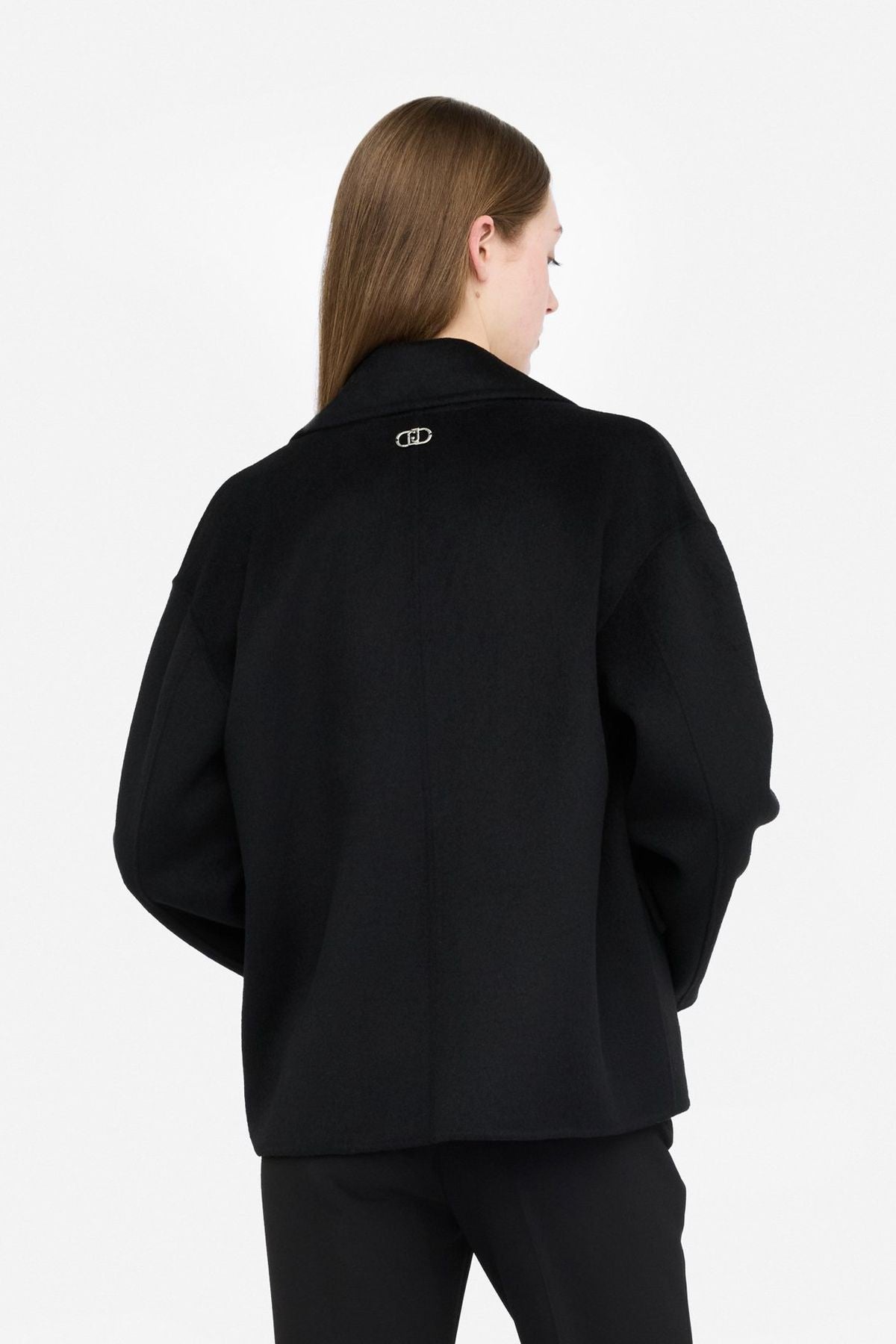 Liu Jo Yakası Taş İşlemeli Kaban