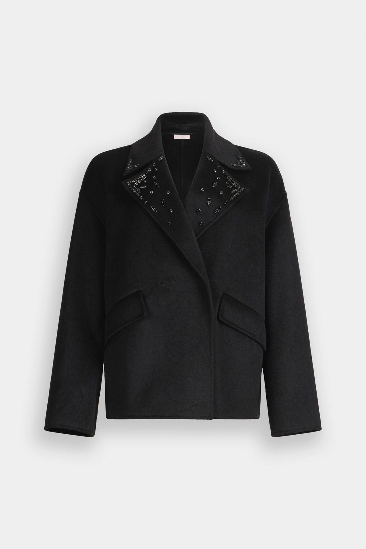 Liu Jo Yakası Taş İşlemeli Kaban