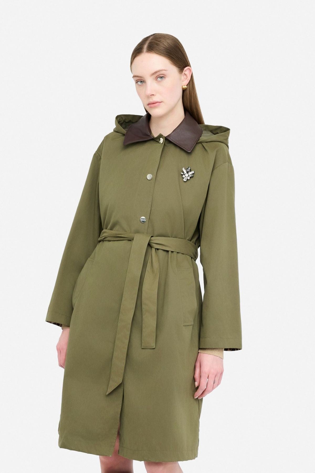 Liu Jo Yeşil Uzun Parka