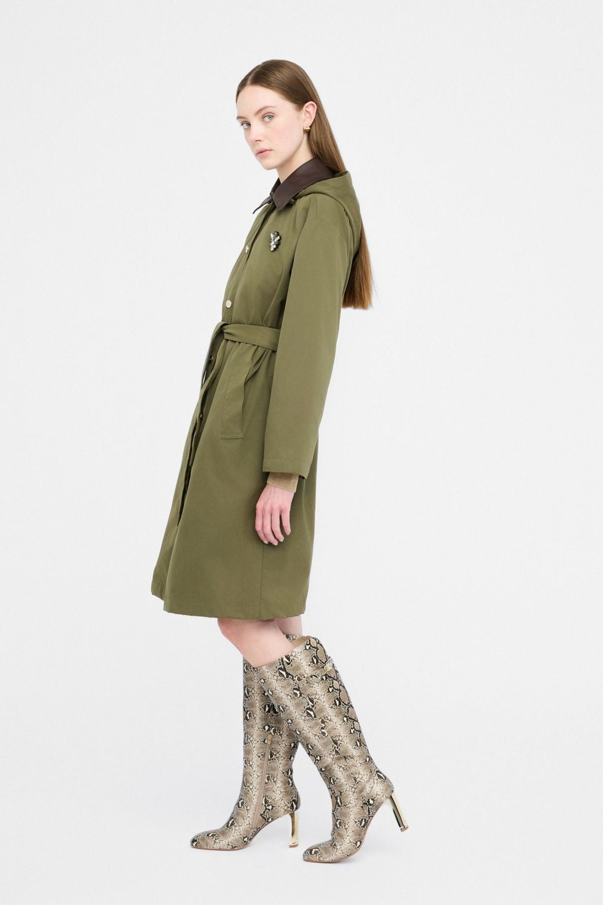 Liu Jo Yeşil Uzun Parka