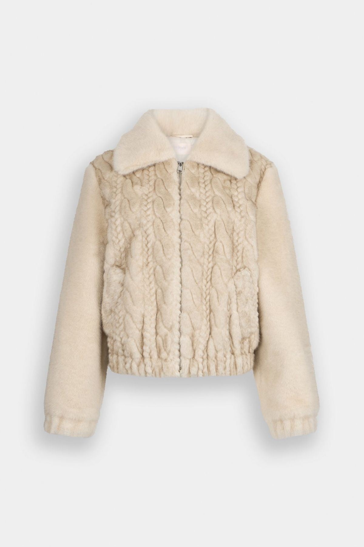 Liu Jo Örgü Detaylı Teddy Bomber Ceket