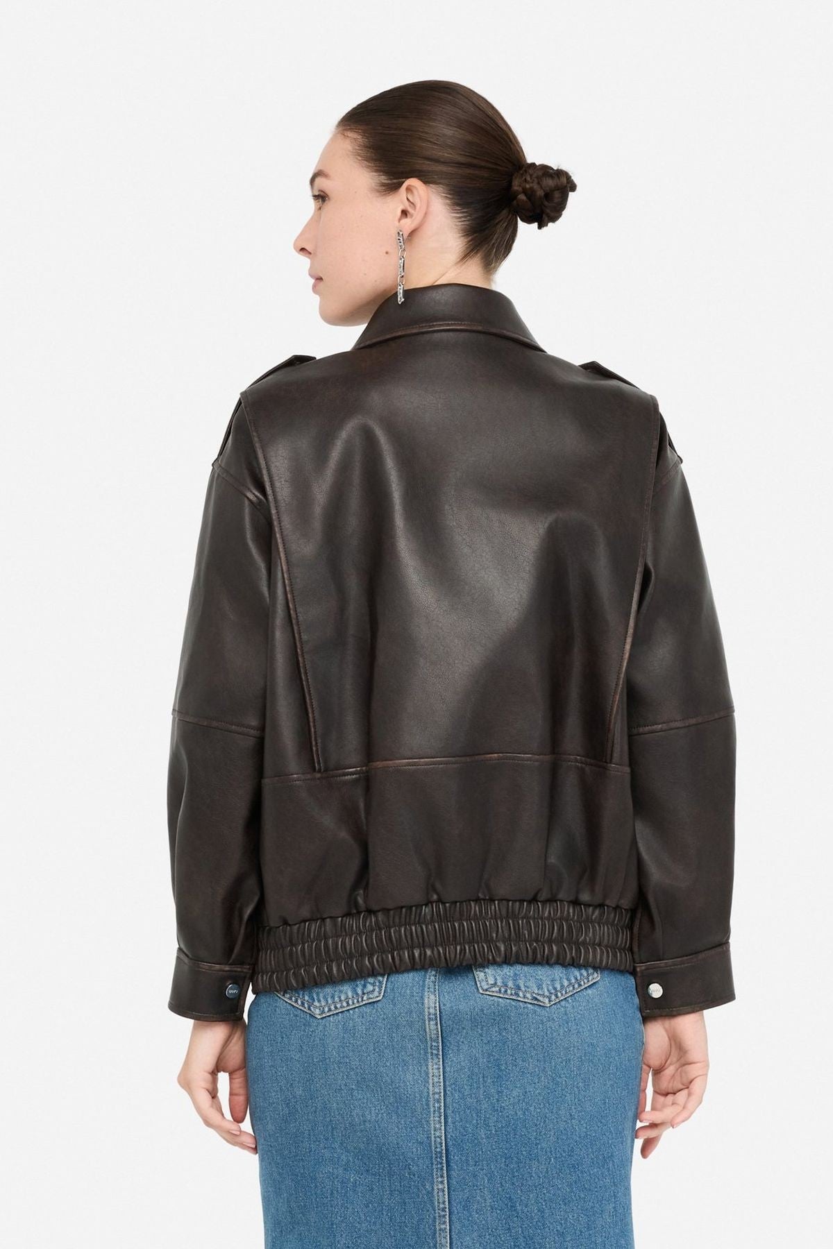 Liu Jo Cepli Suni Deri Ceket