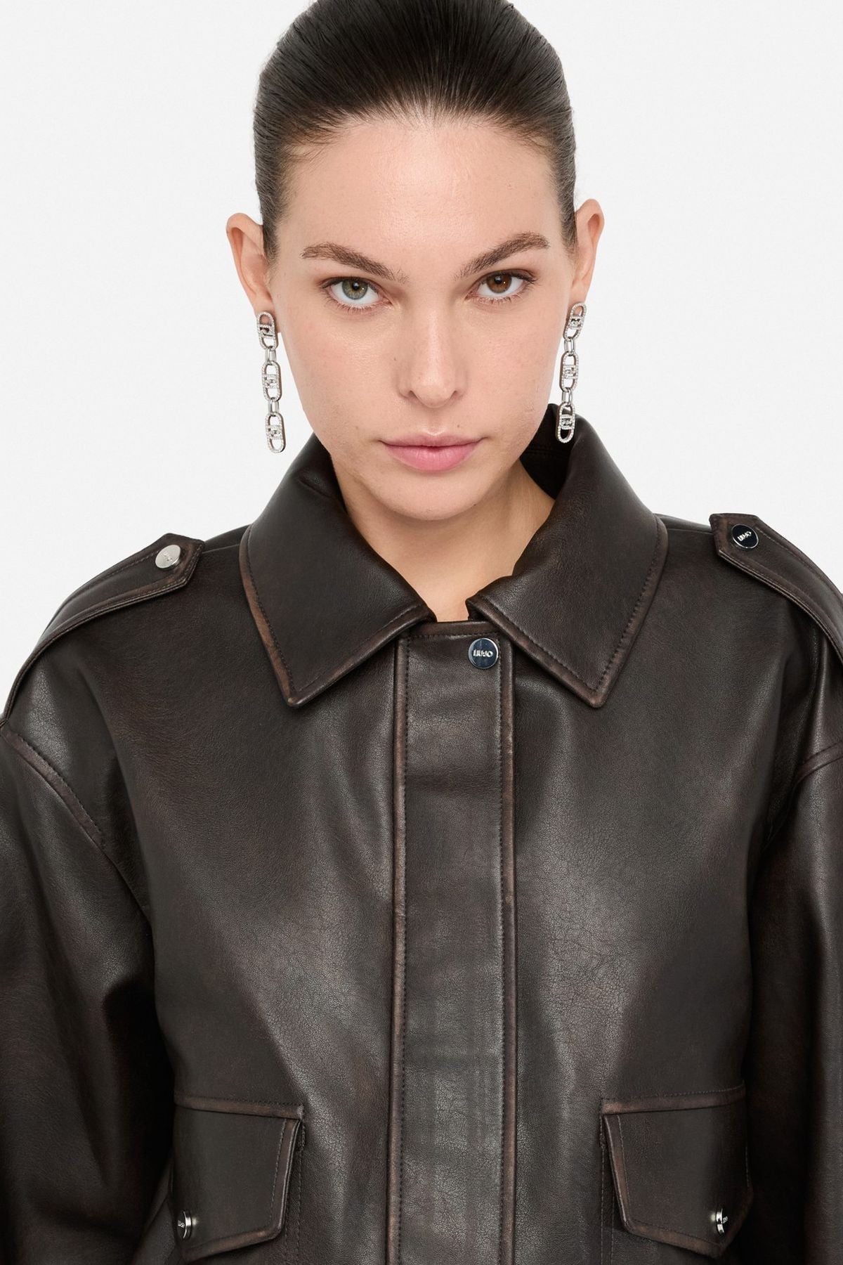 Liu Jo Cepli Suni Deri Ceket