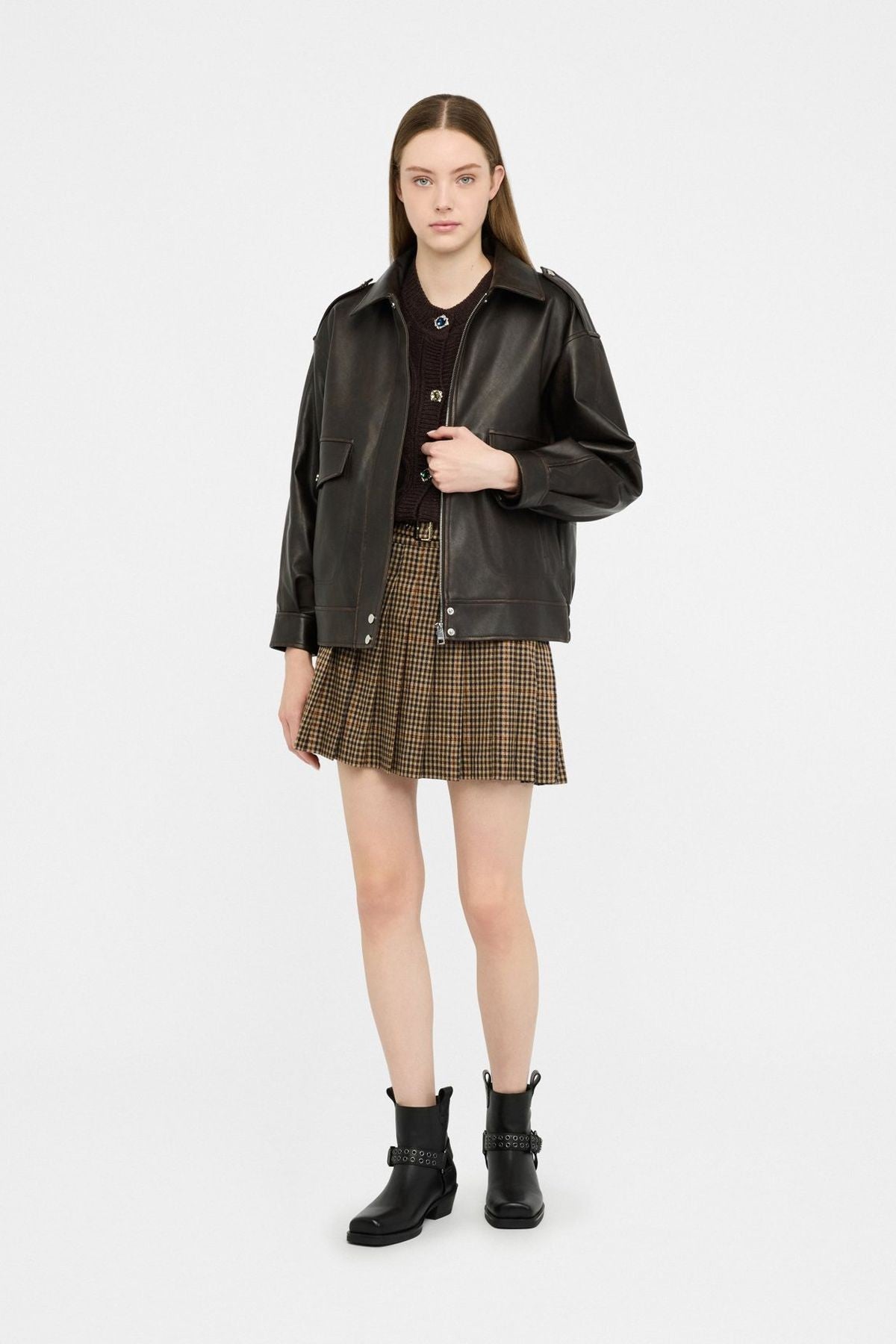 Liu Jo Pileli Mini Etek