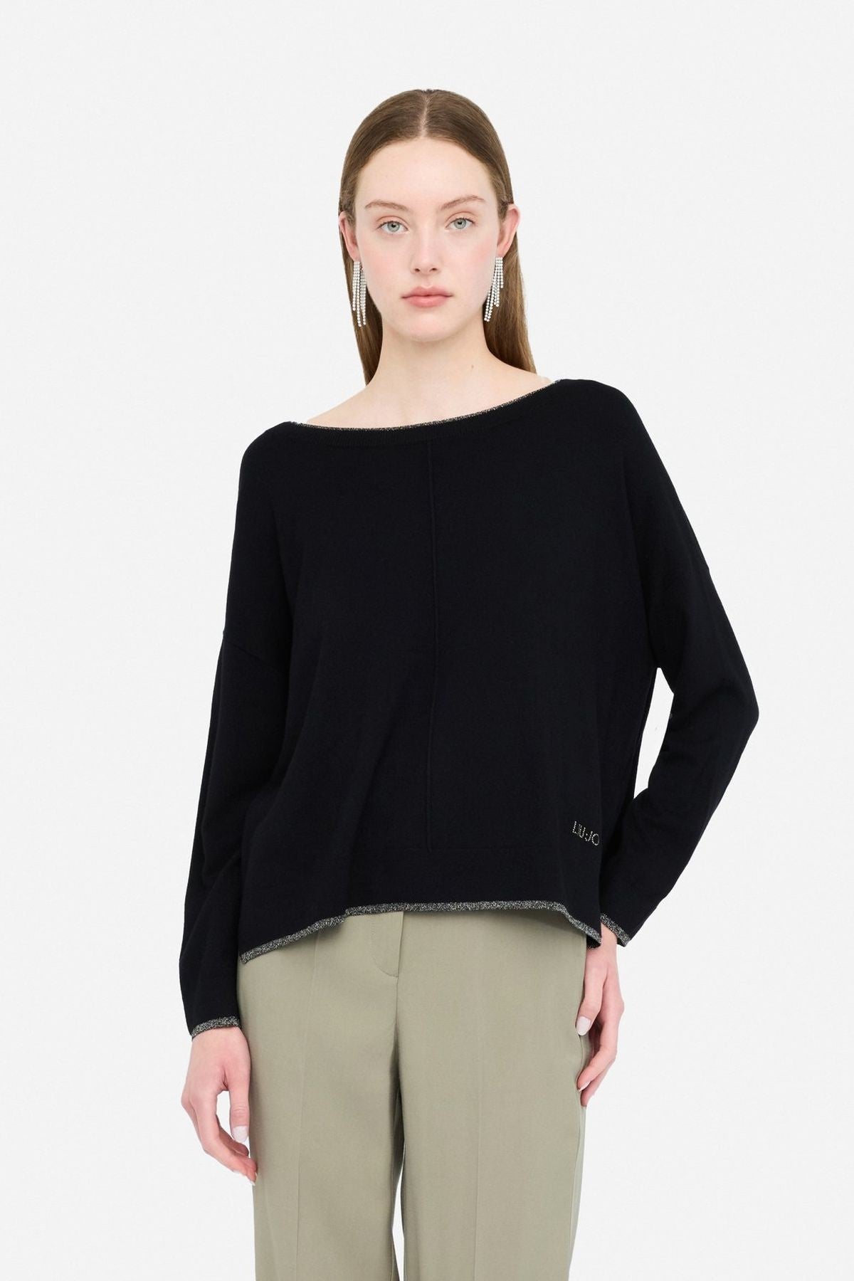 Liu Jo Lurex Detalı Viskon Triko