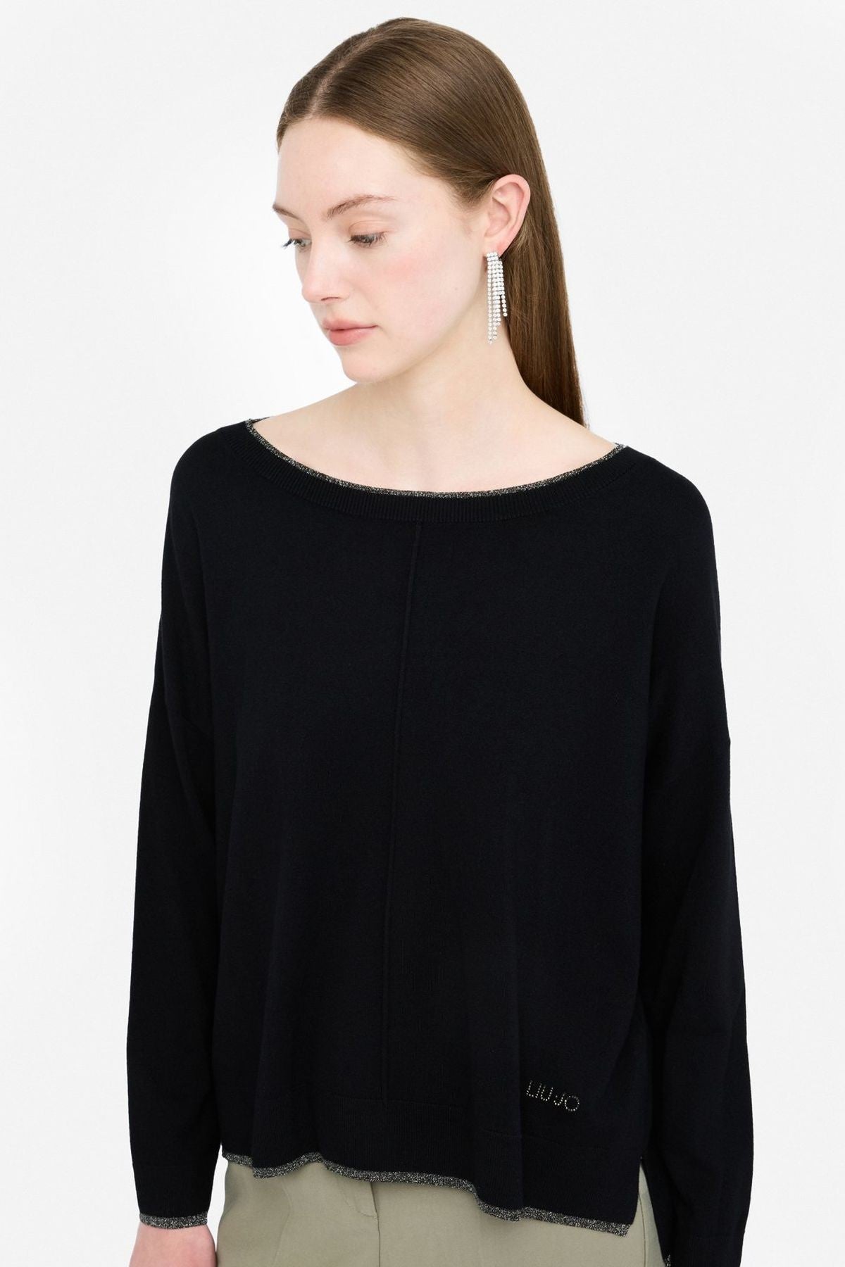 Liu Jo Lurex Detalı Viskon Triko