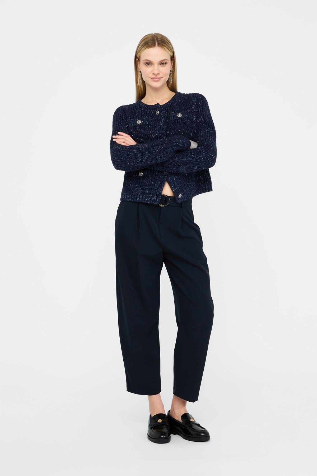 Liu Jo Alpaka Karışımı Triko Ceket