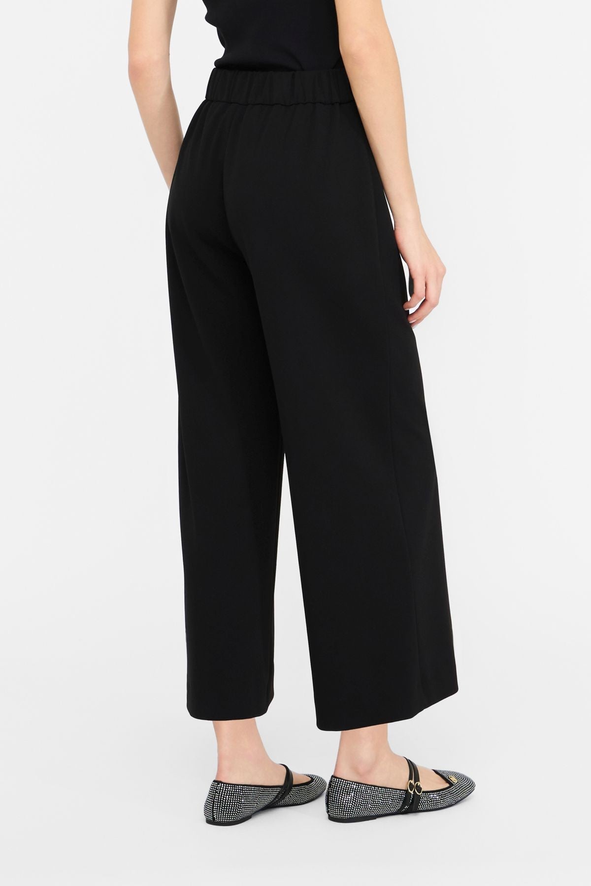 Liu Jo Logo Kemerli Düz Kesim Pantolon