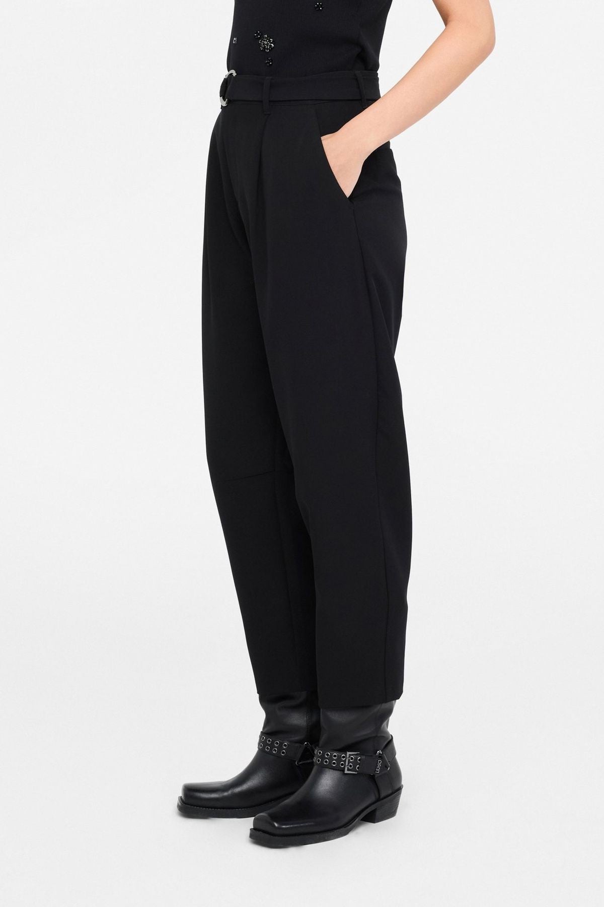 Liu Jo Kemerli Balon Kesim Kumaş Pantolon