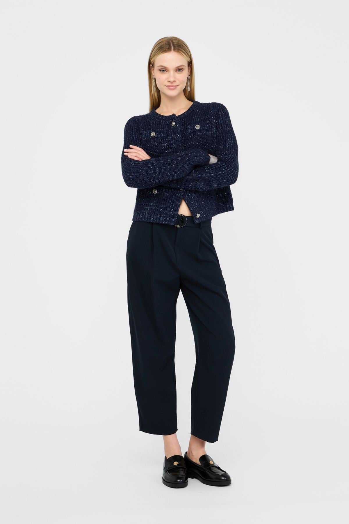 Liu Jo Kemerli Balon Kesim Kumaş Pantolon