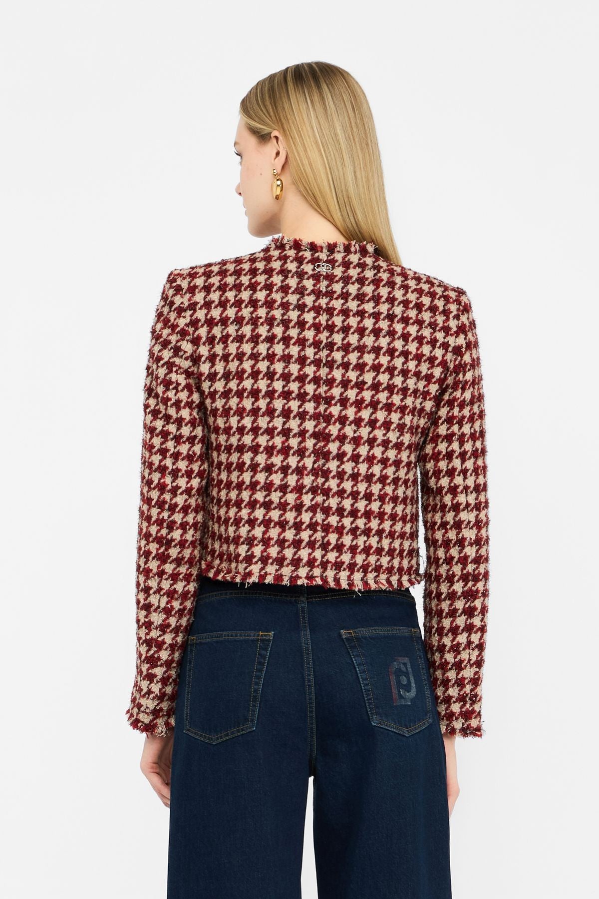 Liu Jo Kazayağı Desenli Ceket