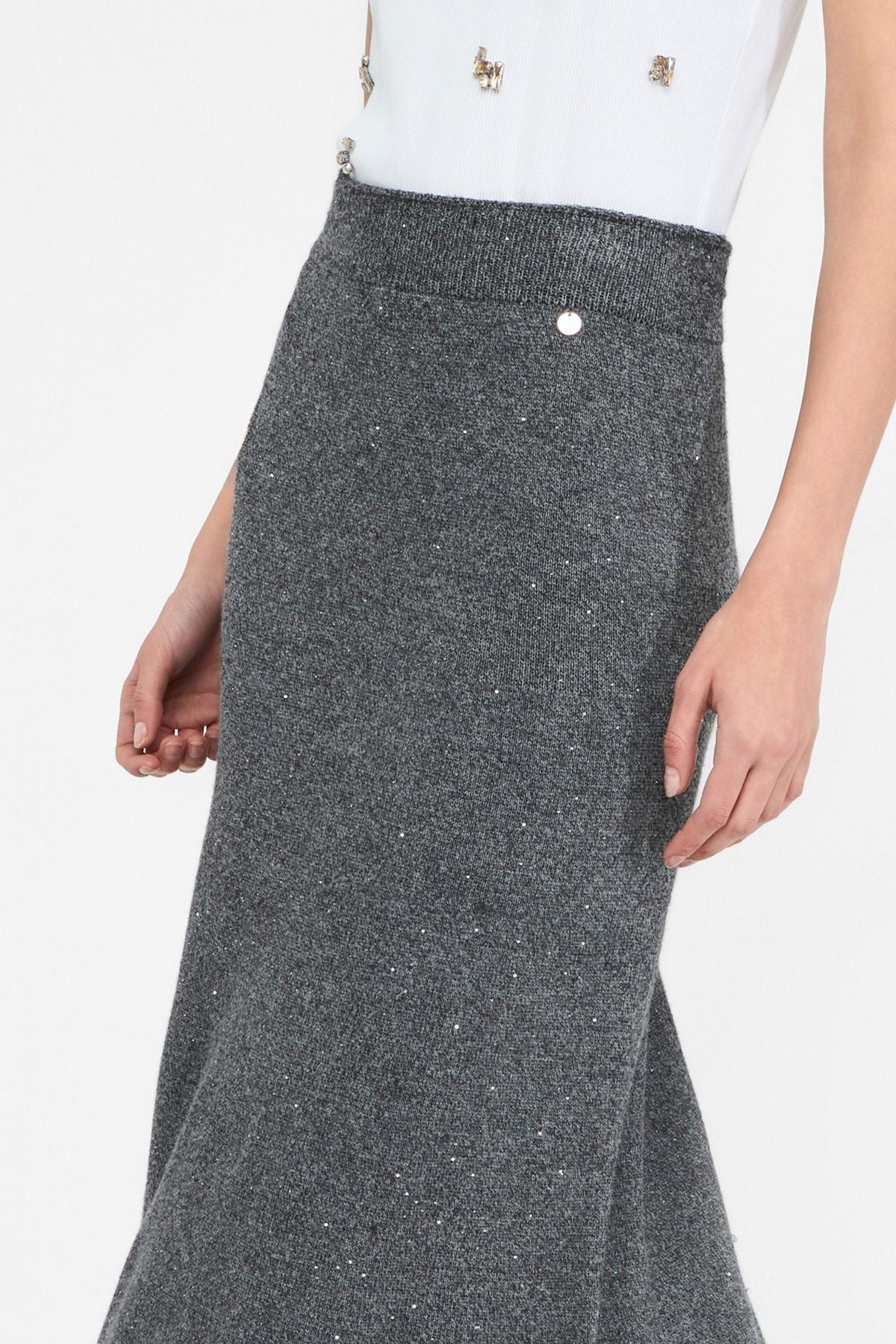 Liu Jo Mikro Pullu Triko Etek