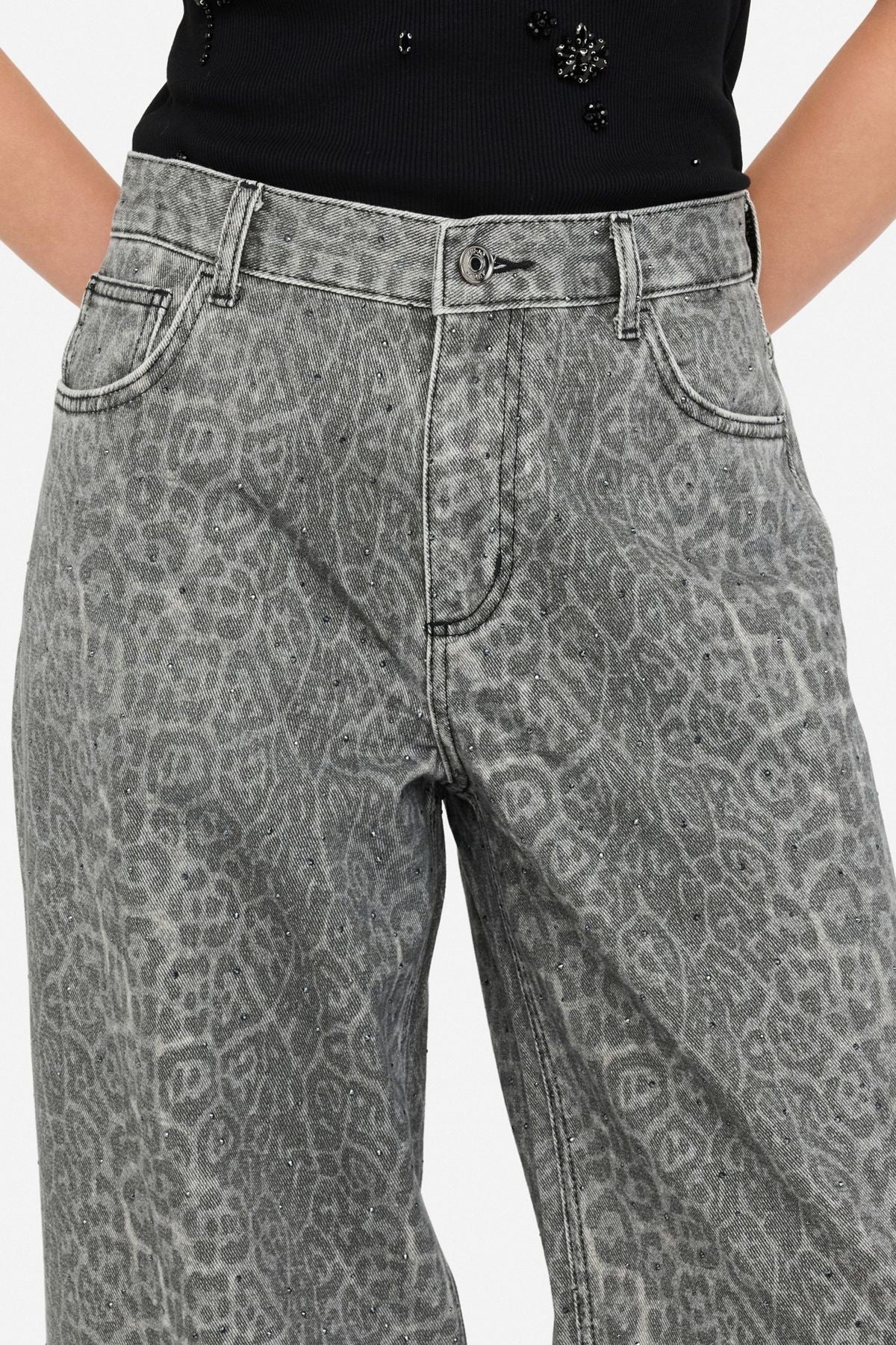 Liu Jo Leopar Desenli Jean