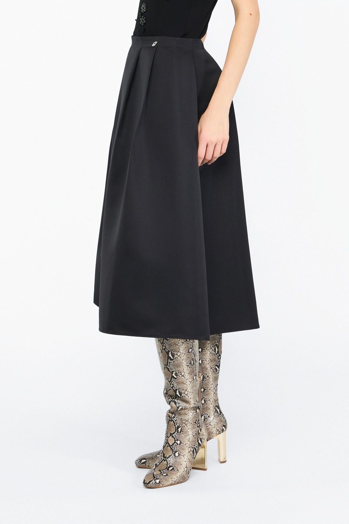 Liu Jo Boncuk İşlemeli Tafta Etek