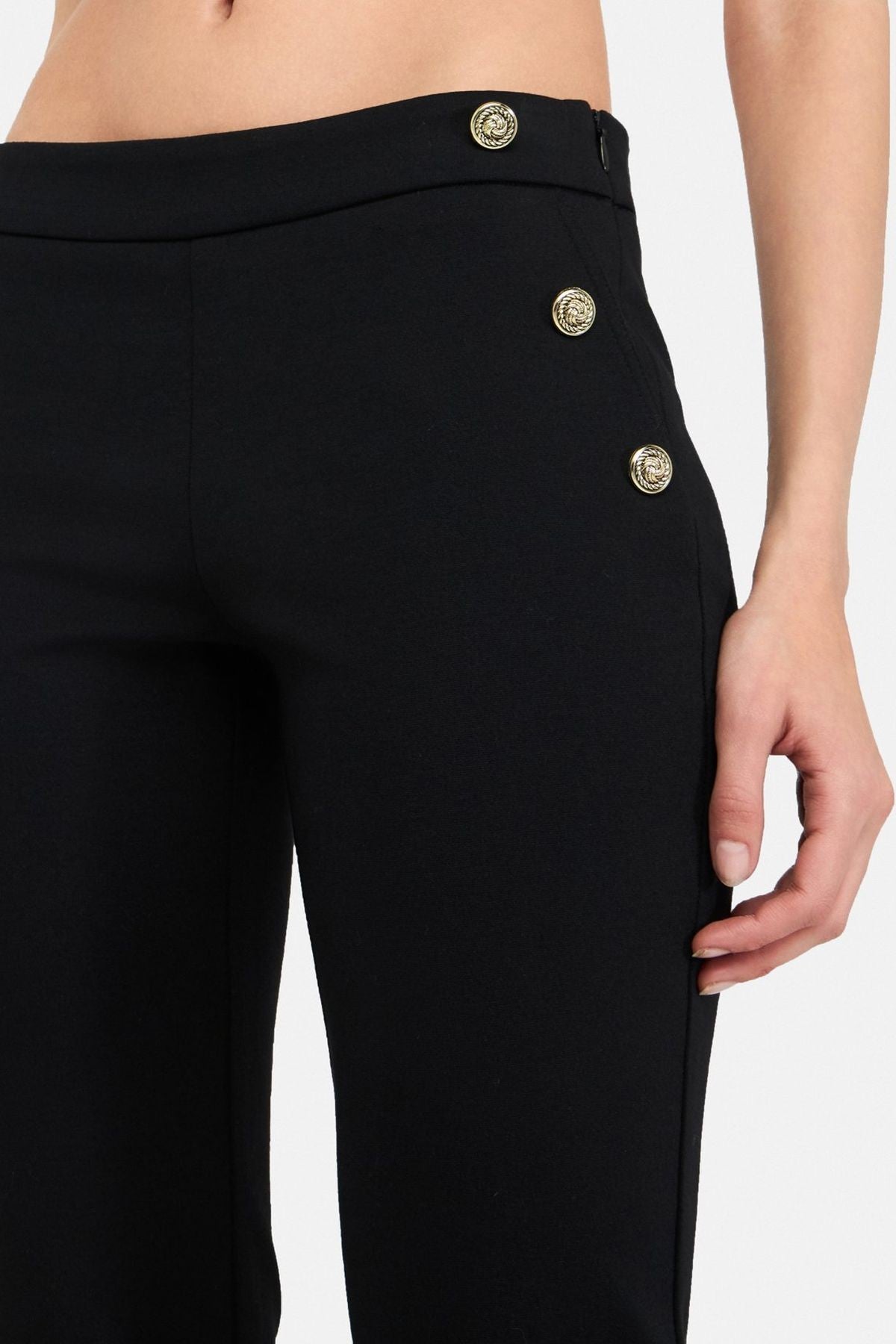 Liu Jo Düğmeli Dar Kesim Pantolon