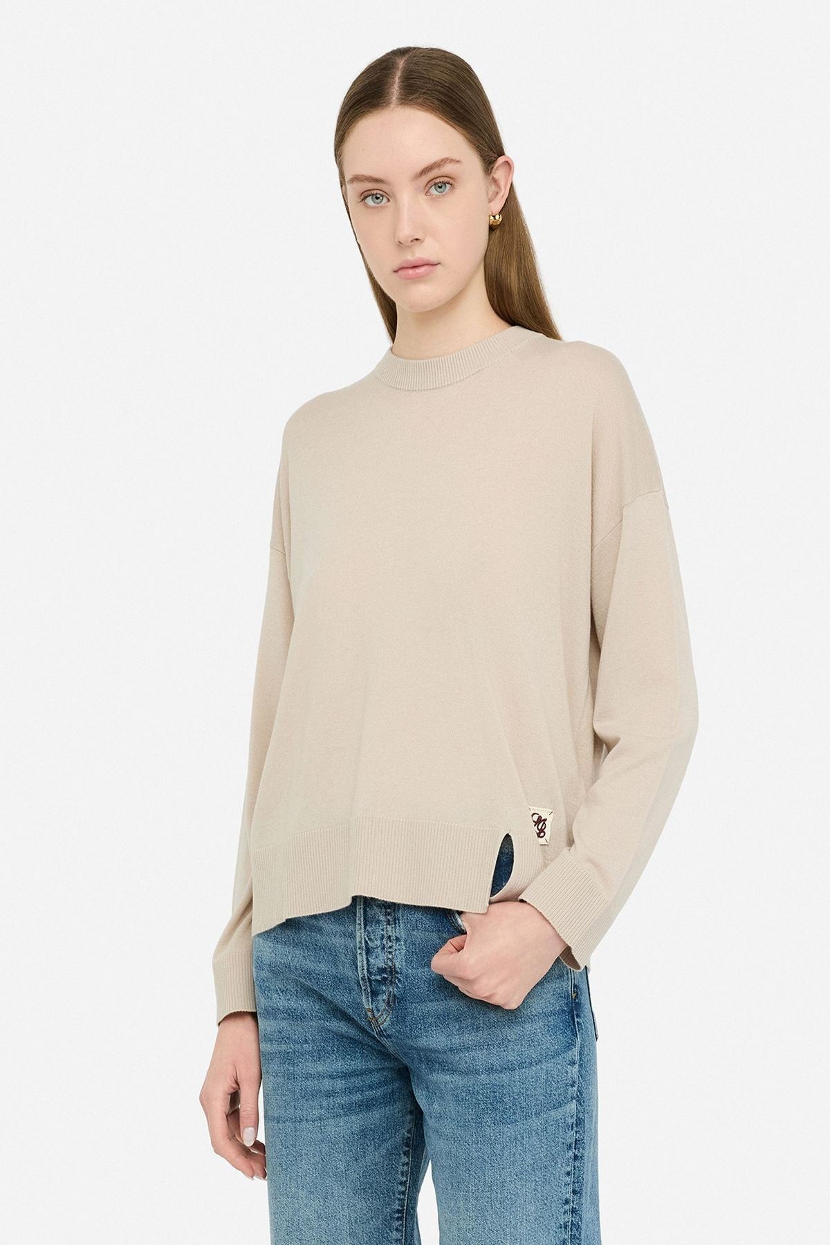 Liu Jo Yün Karışımlı Bisiklet Yaka Triko