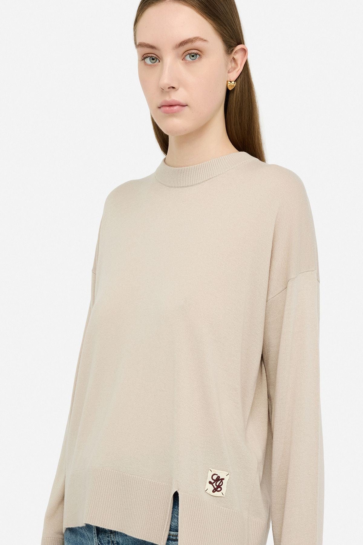 Liu Jo Yün Karışımlı Bisiklet Yaka Triko