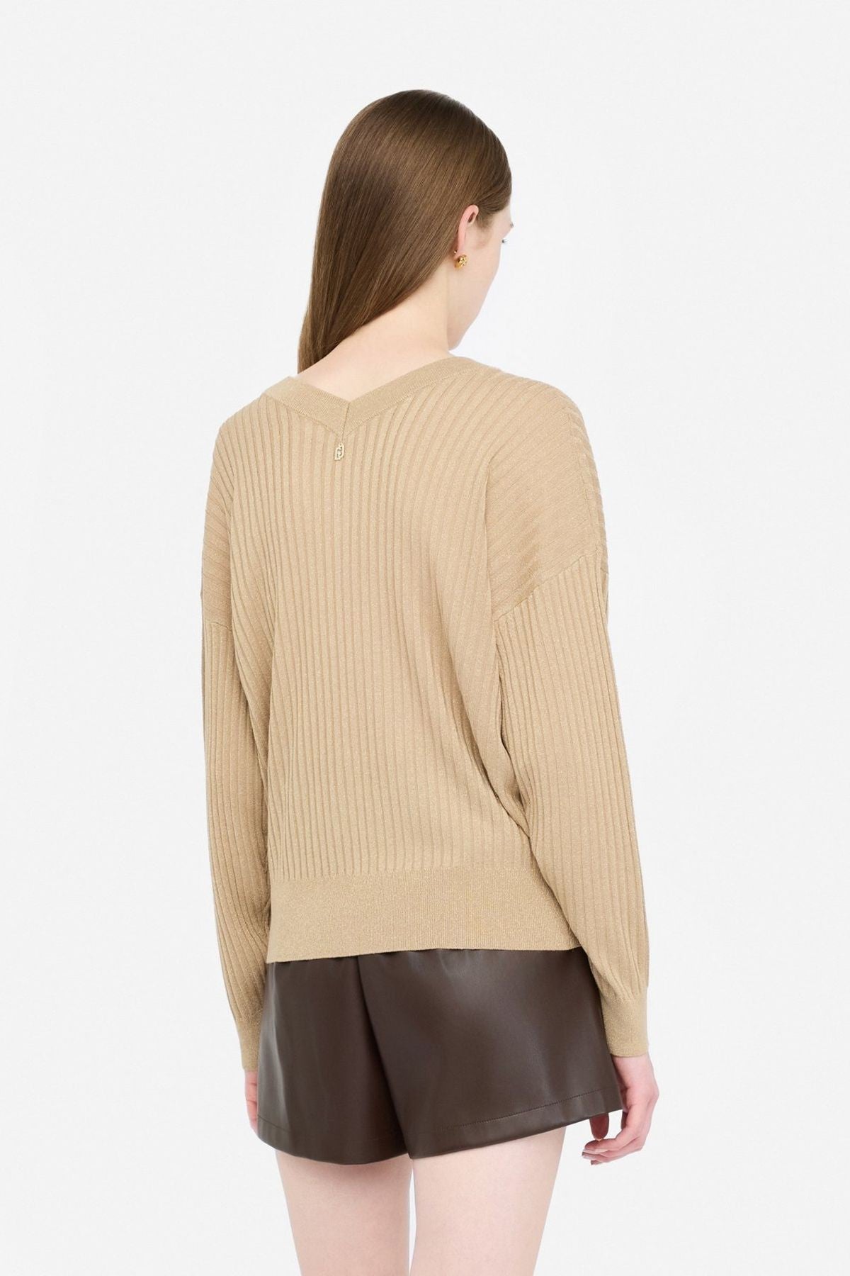 Liu Jo Lurex V Yaka Triko