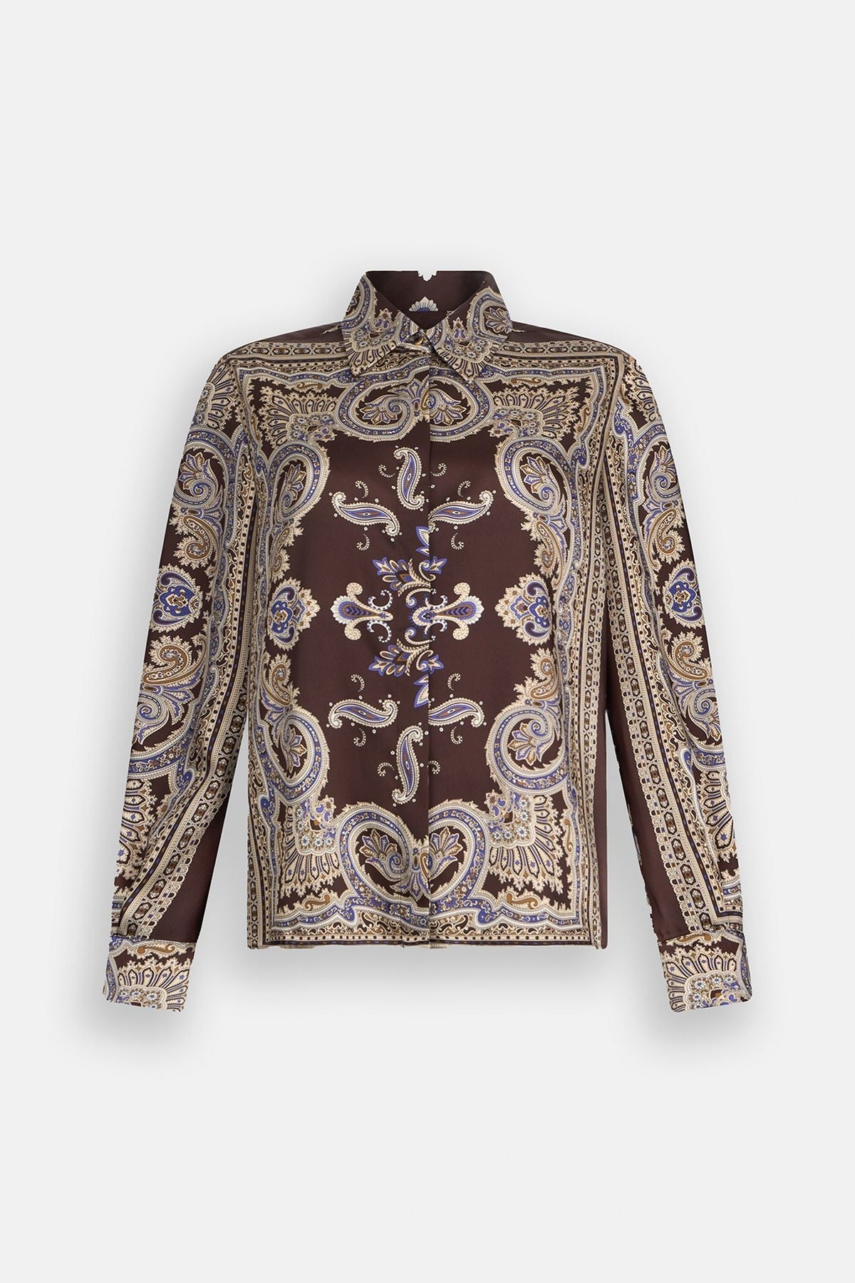 Liu Jo Şal Desenli Saten Gömlek