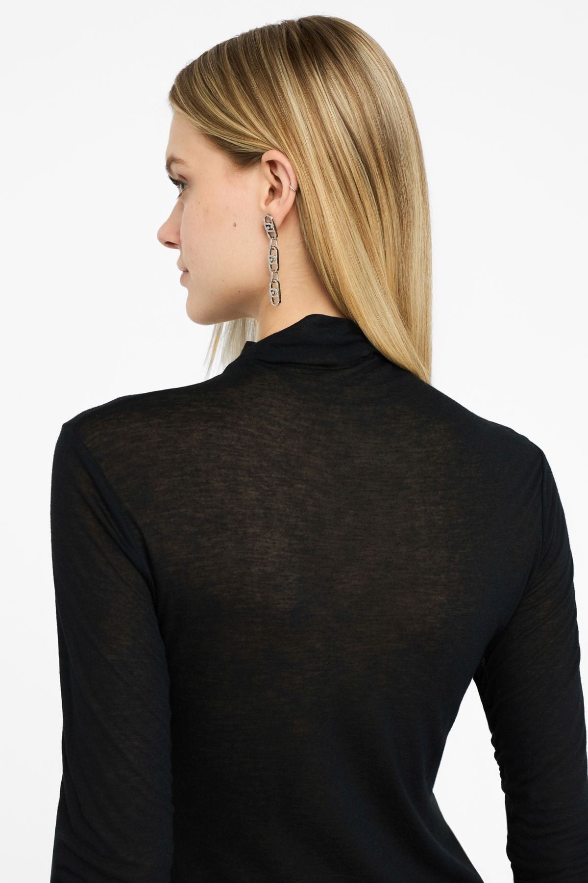 Liu Jo Drapeli Dik Yaka T.shirt