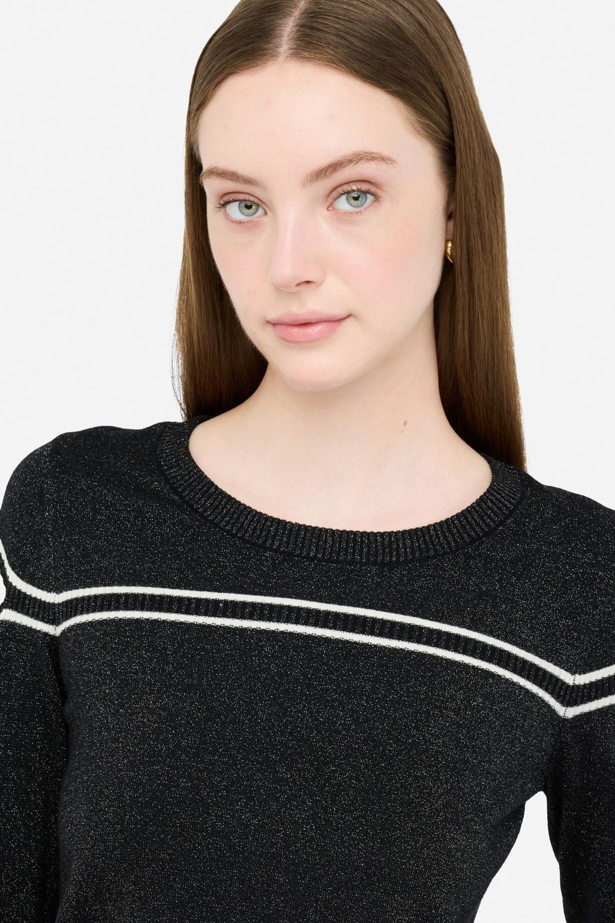 Liu Jo Lurex Bisiklet Yaka Triko