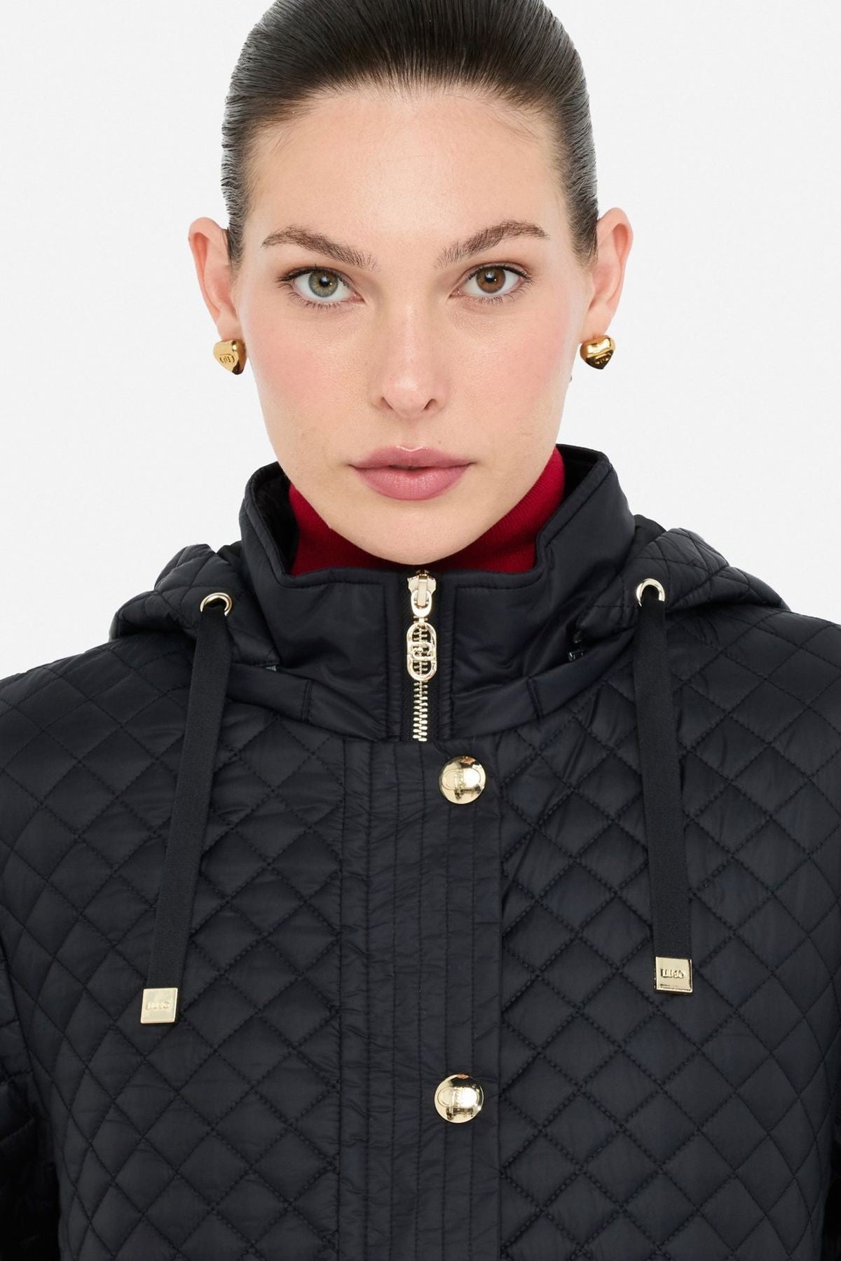 Liu Jo Kapüşonlu Kapitone Mont