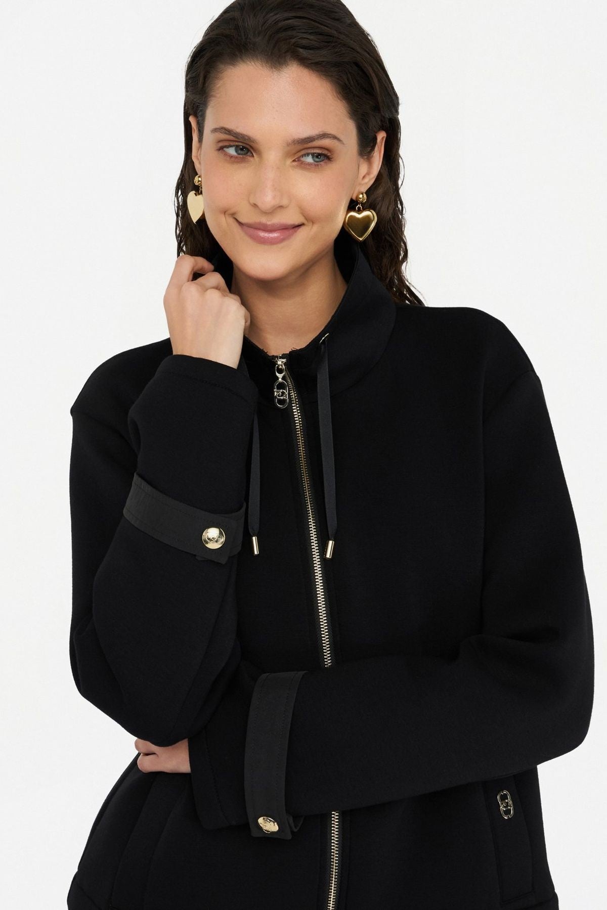 Liu Jo Scuba Kumaş, Altı Çıkabilen Kapitone Mont