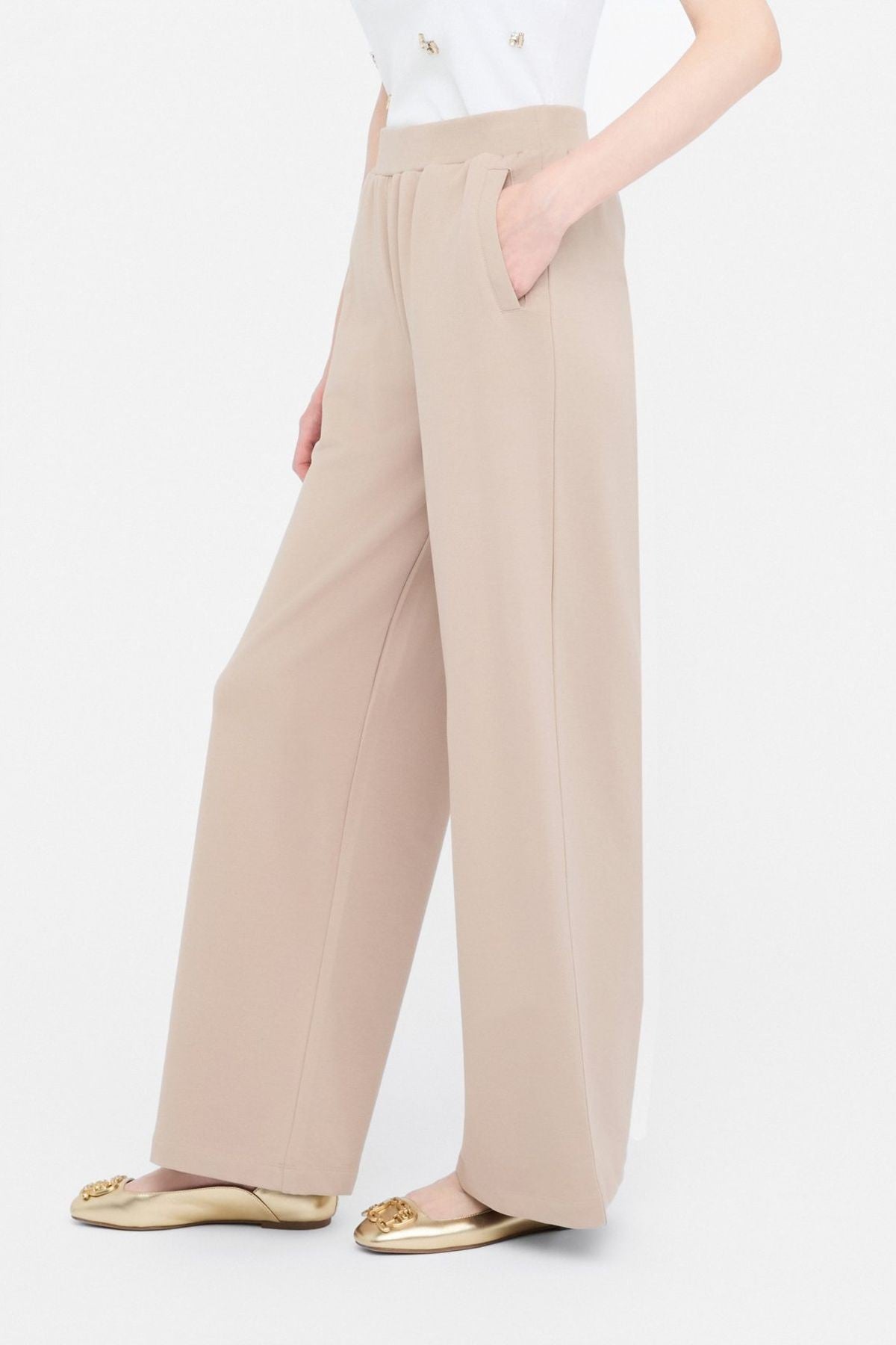 Liu Jo Pamuklu Düz Kesim Eşofman Altı