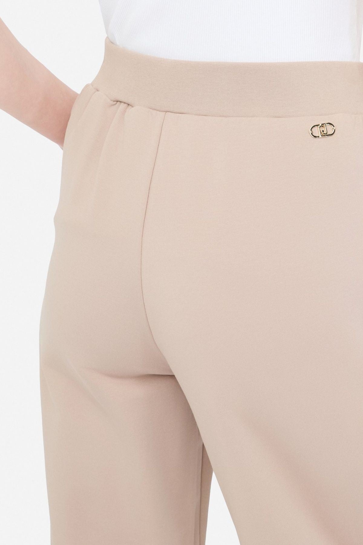 Liu Jo Pamuklu Düz Kesim Eşofman Altı