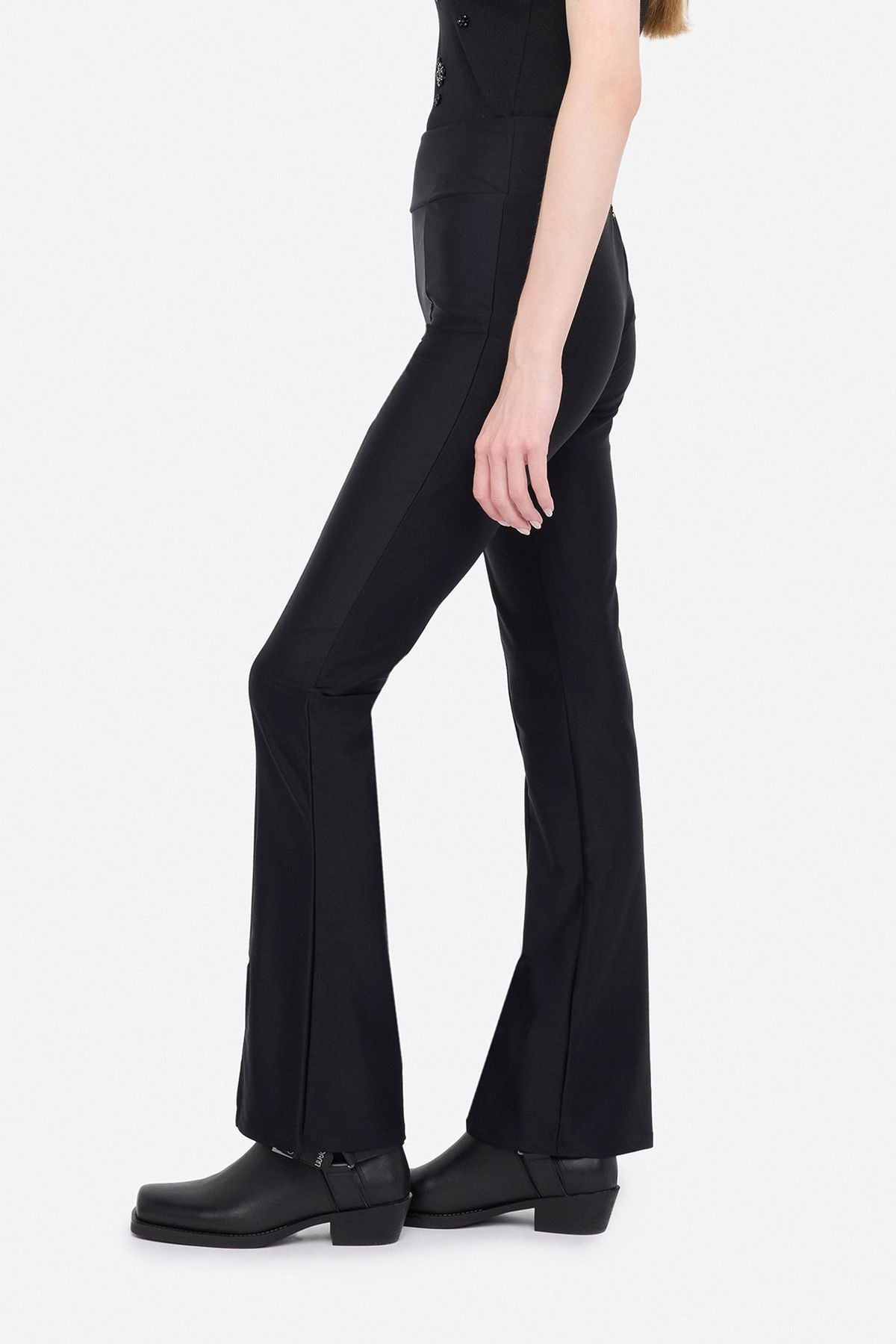 Liu Jo Paçası Yırtmaçlı Likralı Pantolon