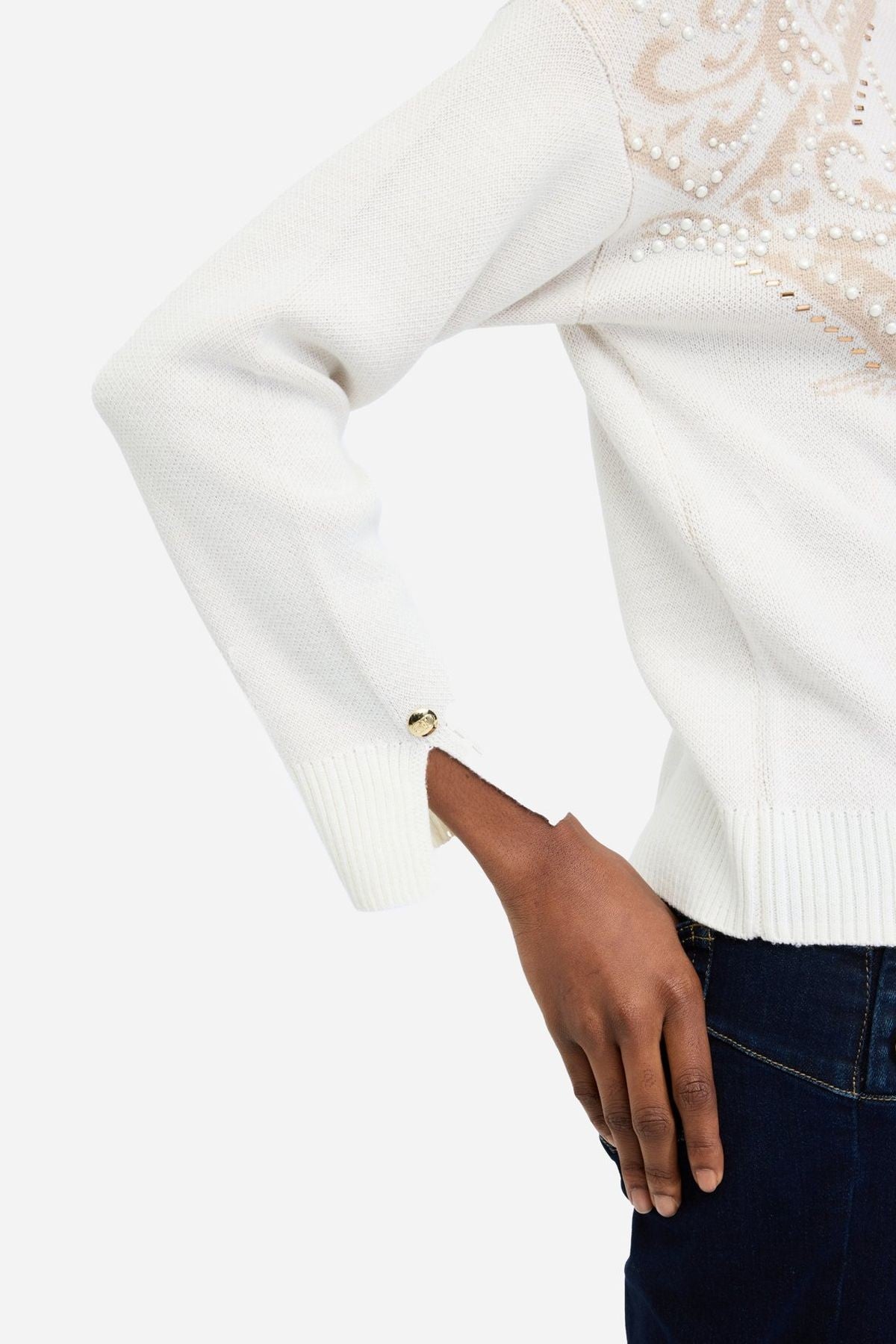 Liu Jo Jakarlı Yün Triko