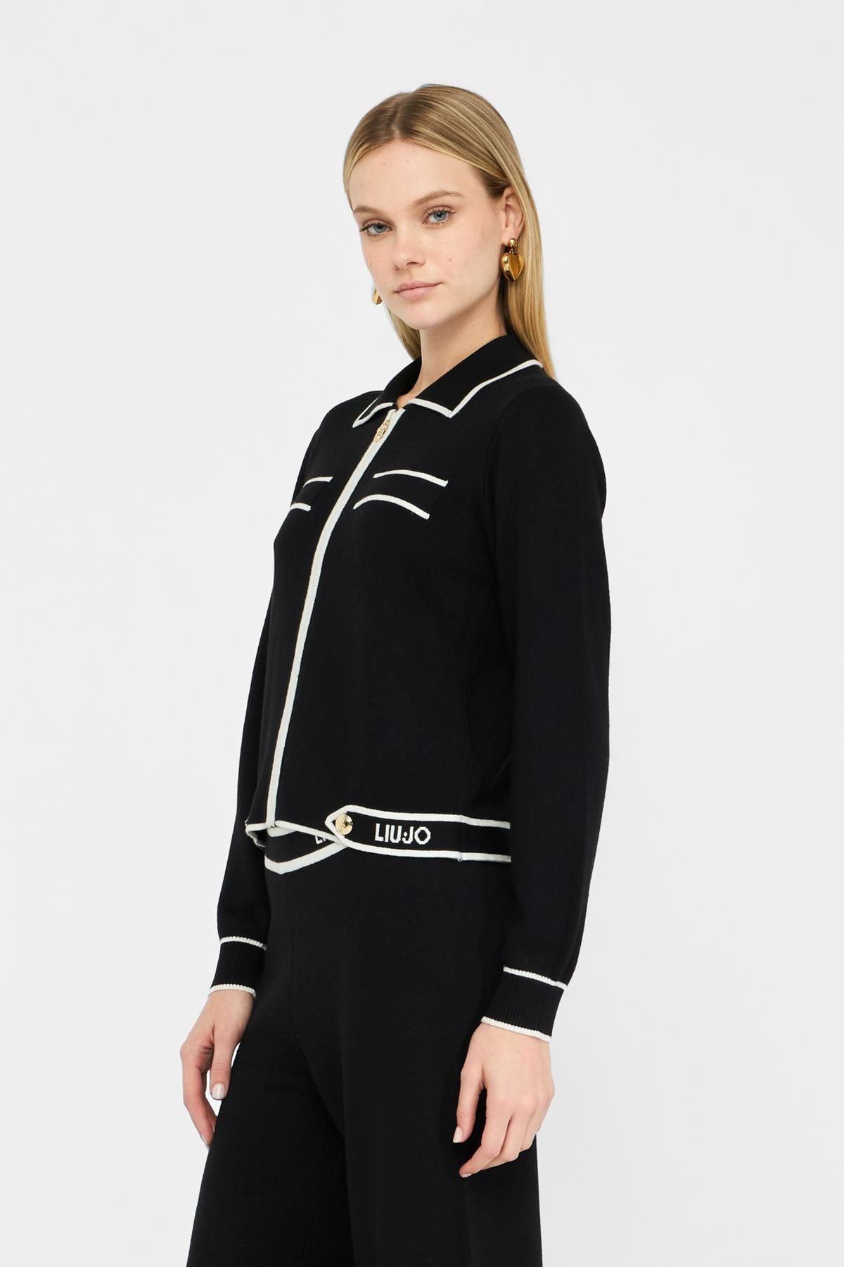 Liu Jo Fermuarlı Triko Ceket