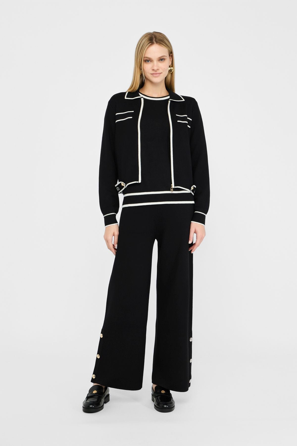 Liu Jo Fermuarlı Triko Ceket