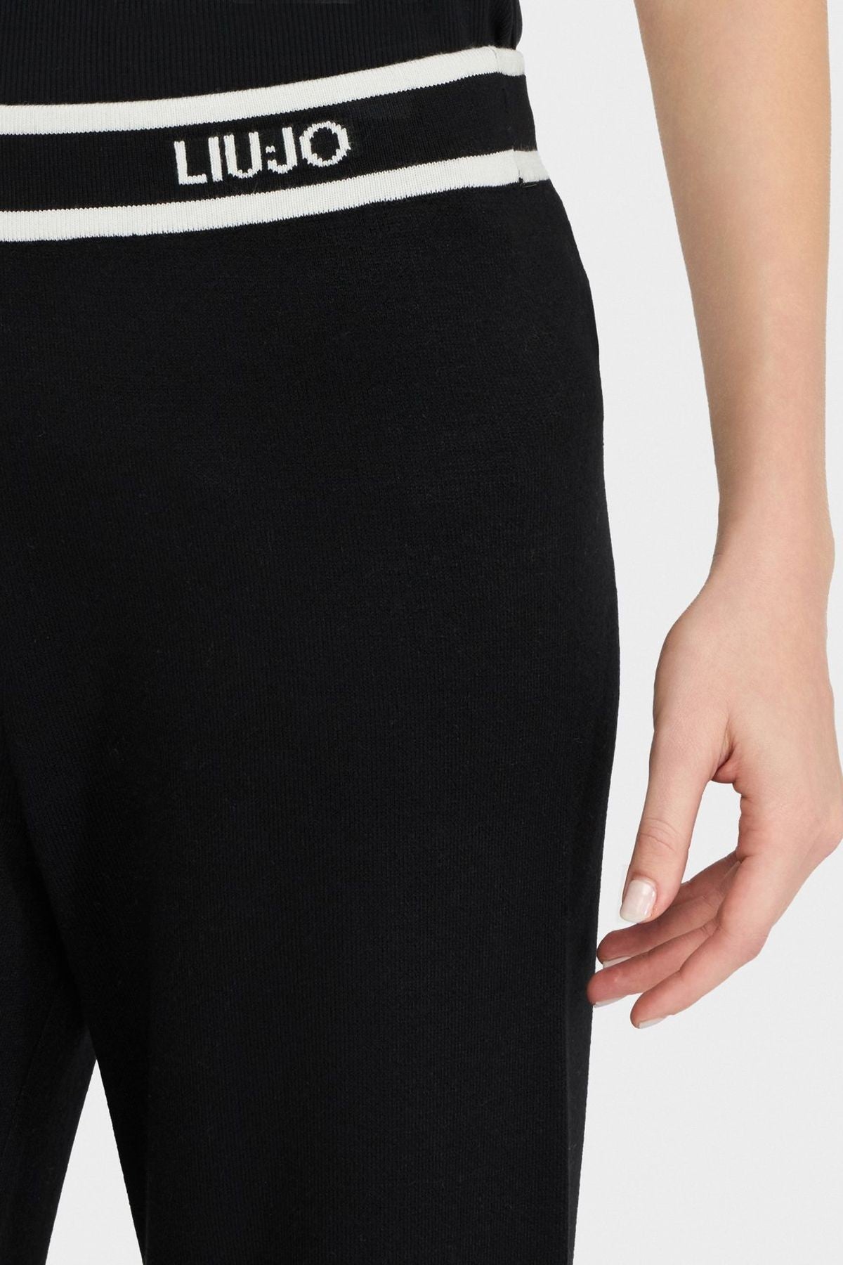 Liu Jo Metral Düğmeli Triko Pantolon