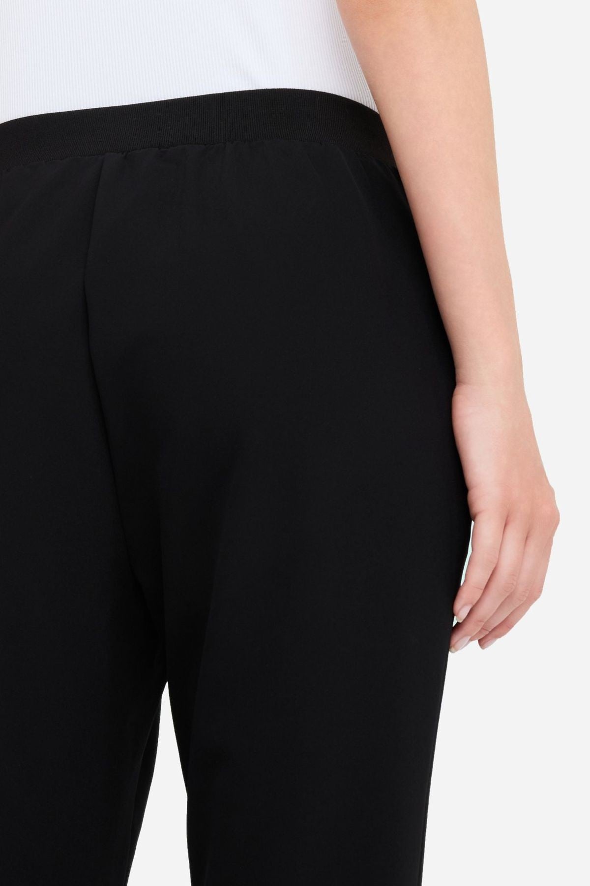 Liu Jo Paçası İnci Detaylı Beli Lastikli Kumaş Pantolon