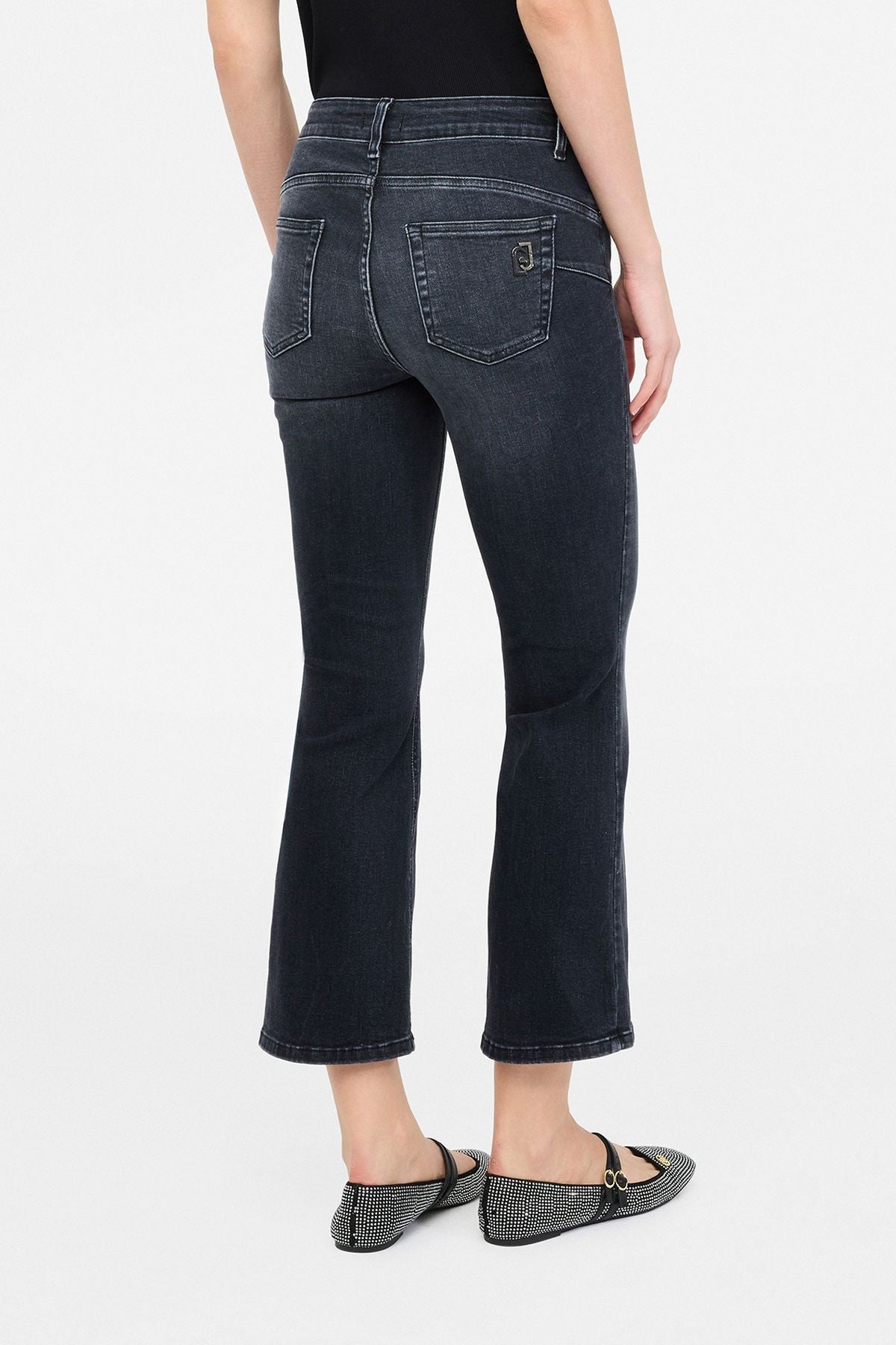 Liu Jo Bootcut Kısa Paça Jean