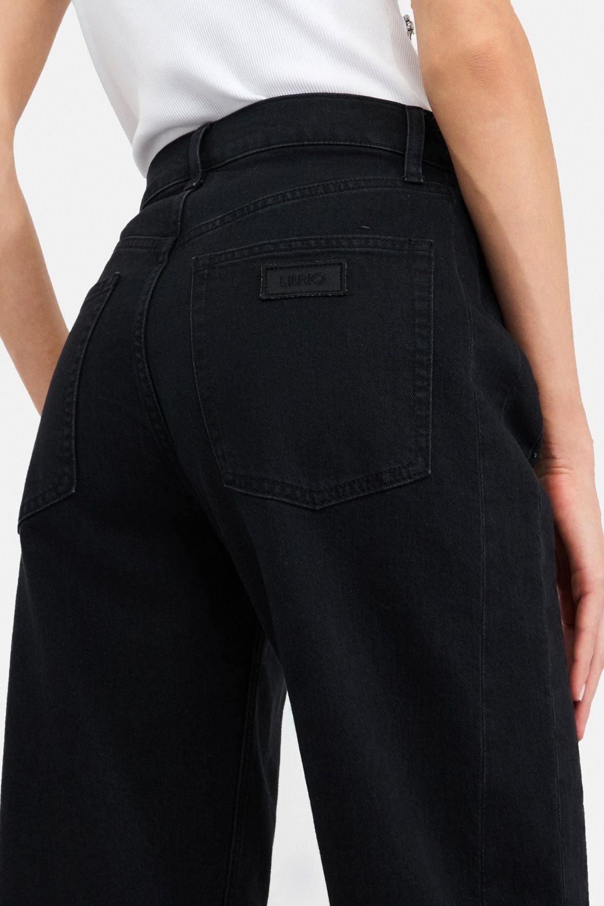 Liu Jo Cepleri Taşlı Boyfriend Jean