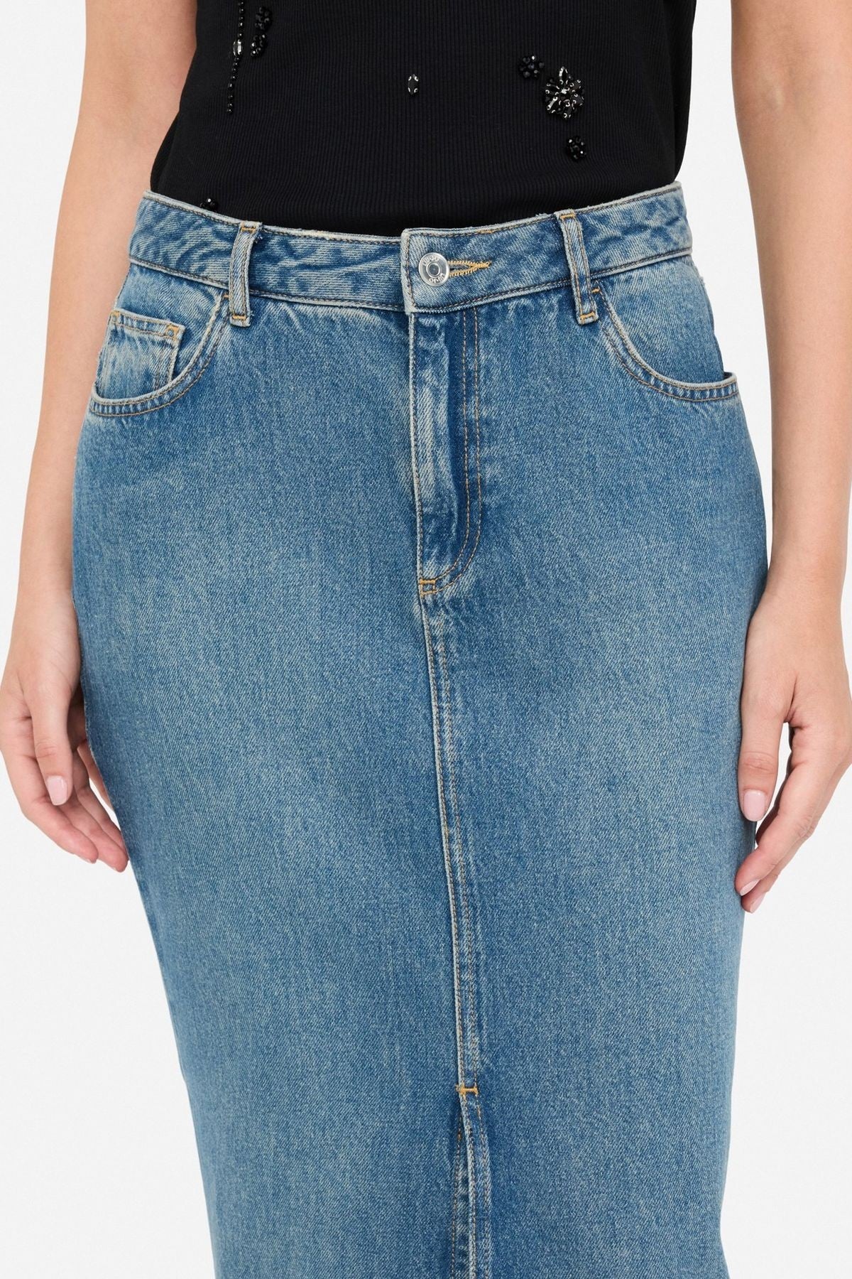 Liu Jo Uzun Denim Etek