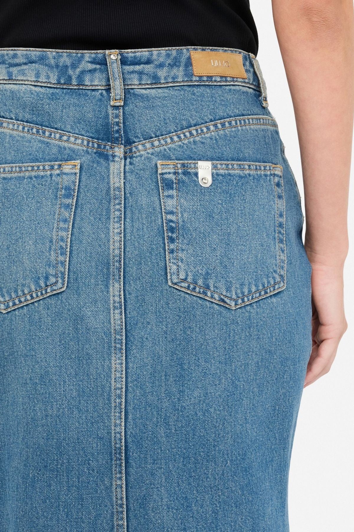 Liu Jo Uzun Denim Etek